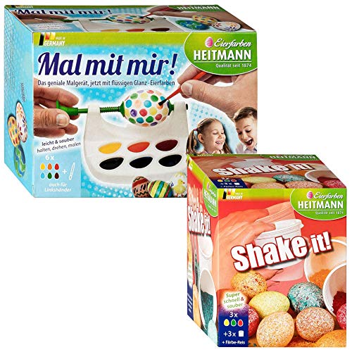 Heitmann Eierfarben Malermeister - Malgerät + Shake it von Eierfarben HEITMANN