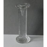 Besonderer Kerzenhalter Aus Kristallglas, Pukeberg, Schweden 1970Er/80Er, Top-Zustand von EifelSammelnJagen