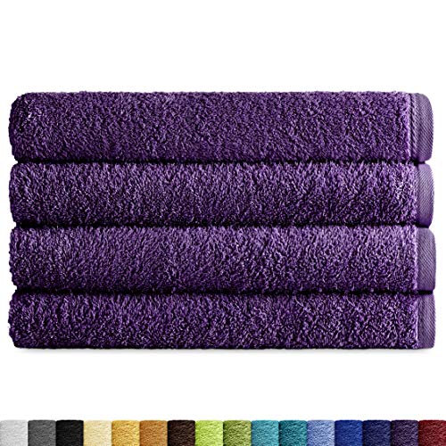 Eiffel Textile Packs Ducha 70x140 cm dunkelviolett von Eiffel Textile