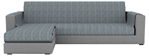 Eiffel Textile Paris Chaise Longue Sofabezug Links 280 x 195 x 2 cm grau von Eiffel Textile