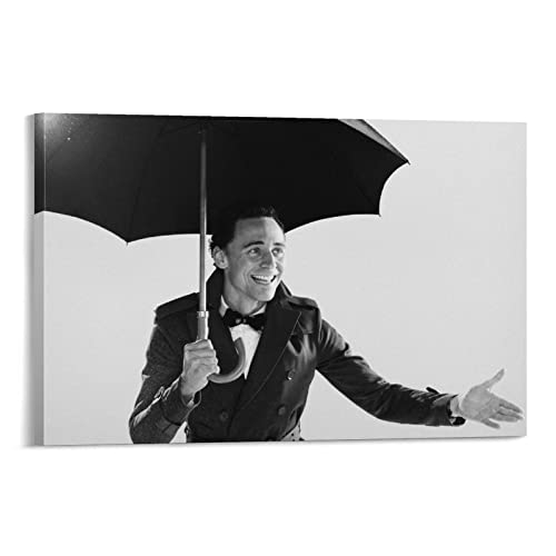 Eifini Schauspieler Tom Hiddleston Poster Bild Kunstdruck Leinwand Gemälde Schlafzimmer Ästhetik 20 x 30 cm Rahmen von Eifini