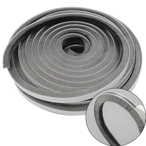 Eiflayn Dichtungsband für Türen Fenster,1 Rollen 15m Dichtungsband Selbstklebend 9x15mm,Türdichtung,Fensterdichtungen,Selbstklebend Bürstendichtung Dichtungsstreifen für Türen,Fenster,Schränke Eiflayn Dichtungsband für Türen Fenster,1 Rollen 15m Dichtungsband Selbstklebend 9x15mm,Türdichtung,Fensterdichtungen,Selbstklebend Bürstendichtung Dichtungsstreifen für Türen,Fenster,Schränke von Eiflayn