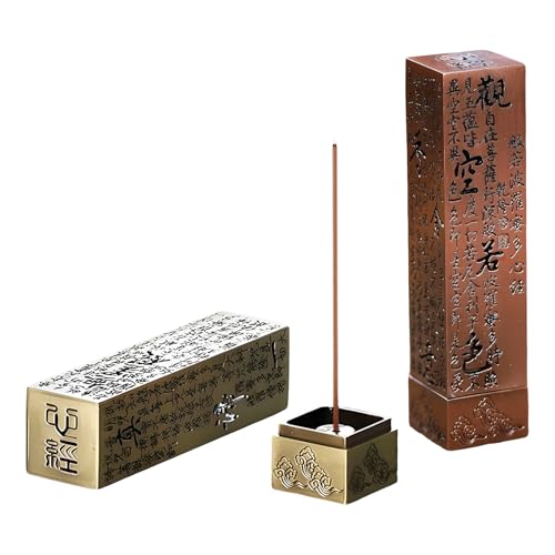 Eiflayn Räucherstäbchen Halter,2 Stück Herz-Sutra-Schnitzerei Räucherstäbchenhalter,Vertikaler Incense Holder,3 Loch Vintage Räucherkegel Halter,Meditations und Yoga Zubehör Eiflayn Räucherstäbchen Halter,2 Stück Herz-Sutra-Schnitzerei Räucherstäbchenhalter,Vertikaler Incense Holder,3 Loch Vintage Räucherkegel Halter,Meditations und Yoga Zubehör von Eiflayn