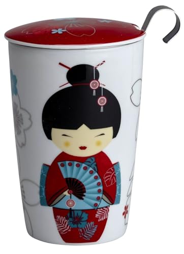 EigenArt Doppelwandbecher Teaeve Little Geisha Red von Eigenart