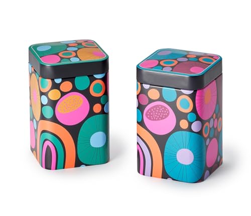 Eigenart Case Cheerful 2er Set Metalldose quadratisch mit Steckverschluss und einer Füllmenge von 100g, TCF7070109 von Eigenart