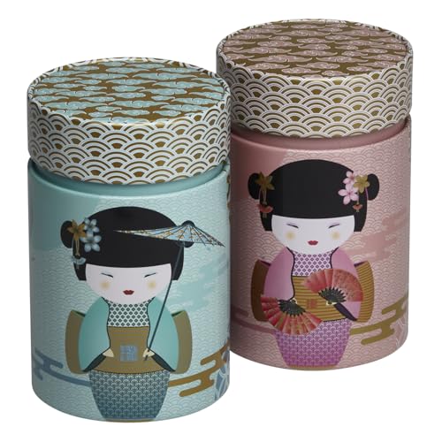 Eigenart Casa New Little Geisha 2er Set Metalldose rund mit Steckverschluss und einer Füllmenge von 150g, NLG75117 Eigenart Casa New Little Geisha 2er Set Metalldose rund mit Steckverschluss und einer Füllmenge von 150g, NLG75117 von Eigenart