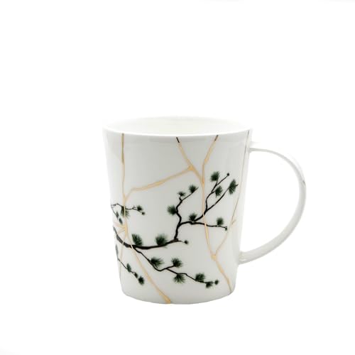 Eigenart Cupti Akashi leichte Tasse aus Fine Bone China Porzellan mit Henkel, 500ml, 71007 von Eigenart