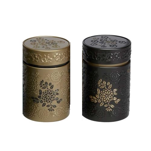 Eigenart Case Yumiko 2er Set Metalldose rund mit Drehverschluss und einer Füllmenge von 500g, YU115158 von Eigenart