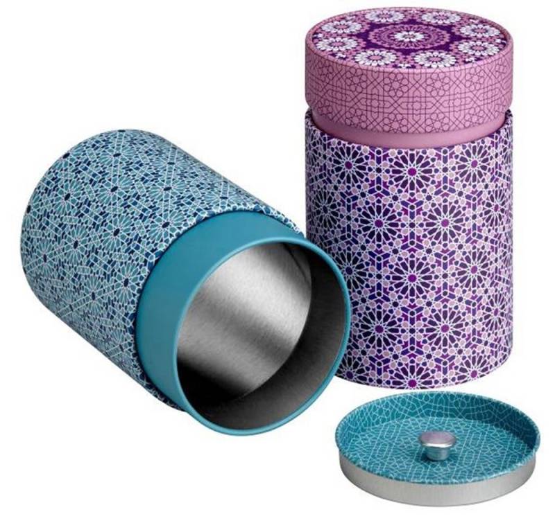 Eigenart Teedose 2er Set Teedosen Teedose ANDALUSIA für 150g blau + lila Eigenart von Eigenart