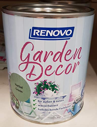 750 ml RENOVO garden decor,"Herbal Green" halbdeckende Lasur von Eigenmarke