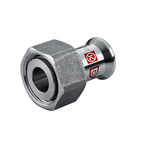 C-Stahl Pressfitting M Kontur - Anschlussverschraubung - Flachdichtend - 22mm x DN 25 (1") von Eigenmarke