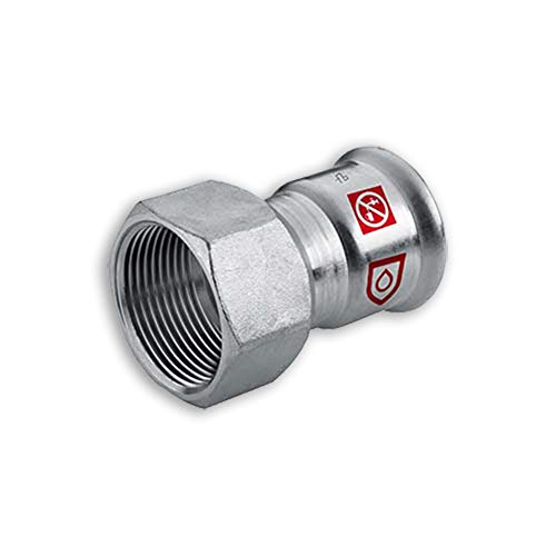 C-Stahl Pressfitting M Kontur - Übergangsmuffe (IG) - 22mm x DN 20 (3/4") von Eigenmarke