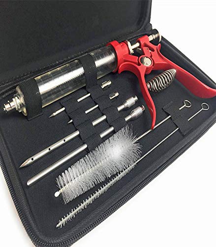 Eigenmarke Hobbymetzger-Pökel und Marinier Set komplett mit 4 Nadeln für alle Anwendungen in eleganten Etui von Eigenmarke