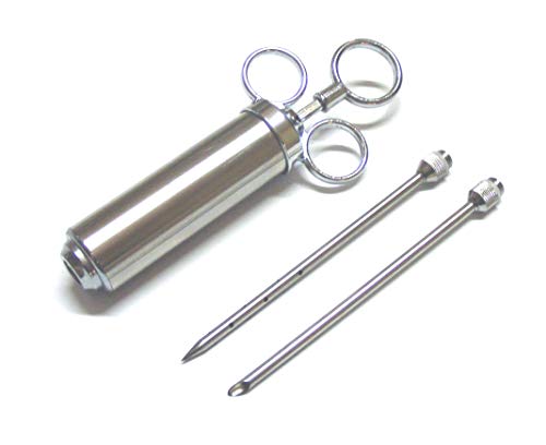 Eigenmarke Pökelspritze - Marinadespritze - Lakespritze - Bratenspritze - Barbecue-Spritze aus Edelstahl von Eigenmarke