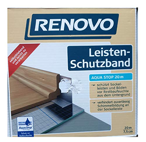 Eigenmarke RENOVO Leisten-Schutzband 7,5 cm x 20 m 248350 Eigenmarke RENOVO Leisten-Schutzband 7,5 cm x 20 m 248350 von Eigenmarke