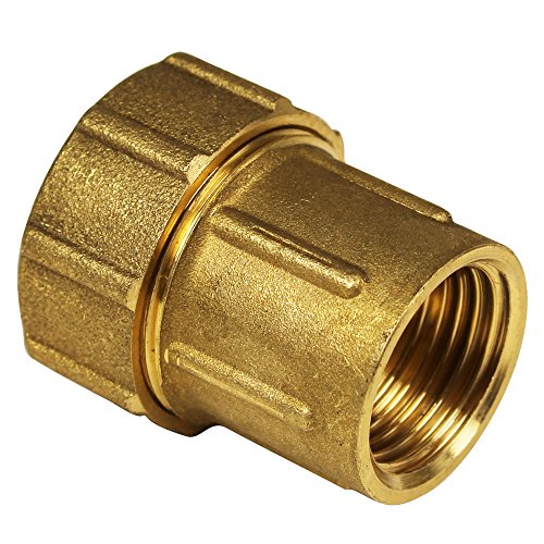 Messing Schraubfitting für PE-Rohr Anschluss Übergang 3/4''IG x 25mm, schwere Ausführung mit DVGW Prüfzeichen von Eigenmarke