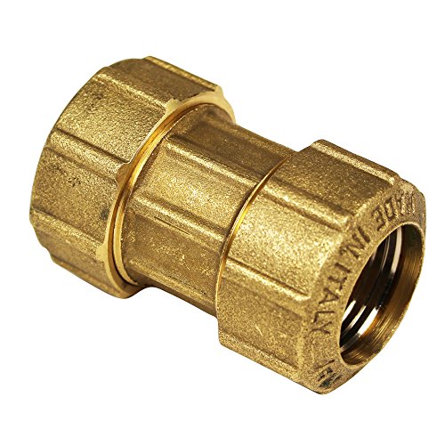 Messing Schraubfitting für PE-Rohr Kupplung 20mm, schwere Ausführung mit DVGW Prüfzeichen Messing Schraubfitting für PE-Rohr Kupplung 20mm, schwere Ausführung mit DVGW Prüfzeichen von Eigenmarke