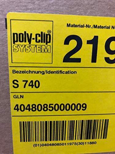 Poly Clips S 740 (2970 Stück/Karton) von Eigenmarke