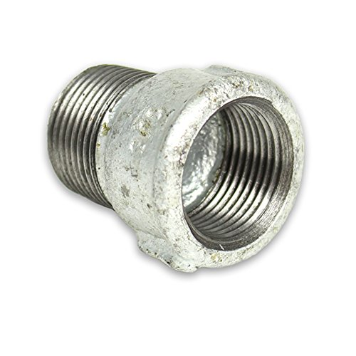 Temperguss Gewindefittings Verlängerung (IG - AG) mit kurzem Gewinde 1 1/4'' DVGW zertifiziert von Eigenmarke