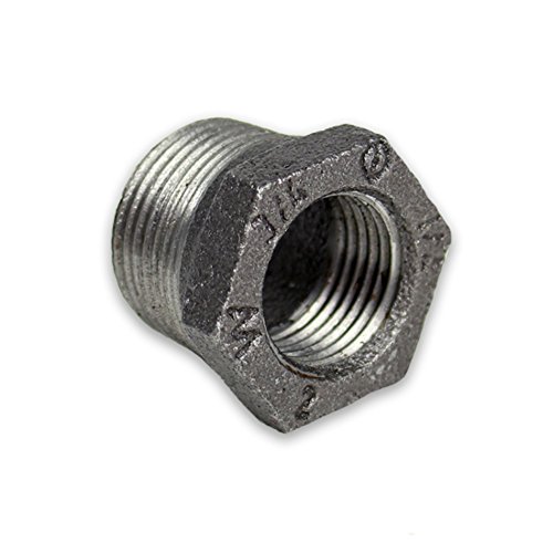 Temperguss schwarz Gewindefittings Reduktionsstück (AG - IG) [1 1/4'' - 3/4''] von Eigenmarke