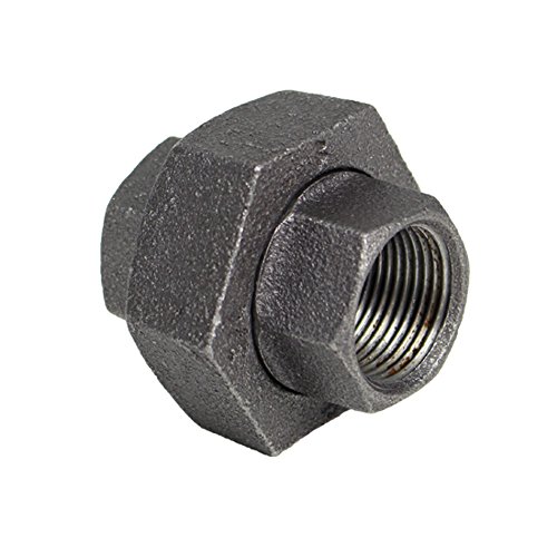 Temperguss schwarz Gewindefittings Verschraubung (IG - IG) konisch dichtend 1 1/4'' von Eigenmarke