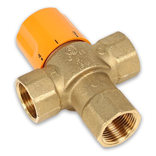 Thermostatisches Mischventil Solar 3/4'' IG, regulierbar 35°C-55°C Thermostatisches Mischventil Solar 3/4'' IG, regulierbar 35°C-55°C von Eigenmarke