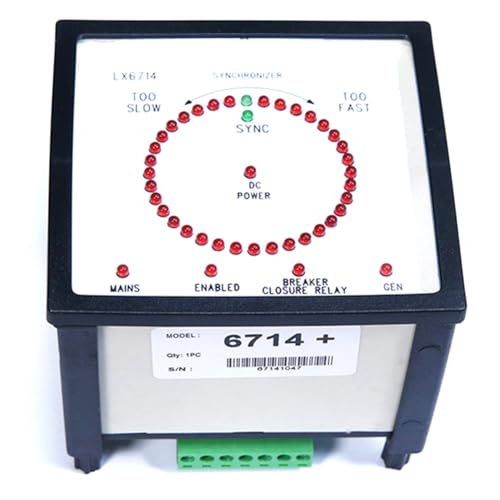 Eighosee 1 Stück Synchronisierter Paralleltisch Syc6714+ Generator Parallelschaltschrank Generatorzubehör Tragbares Zubehör von Eighosee