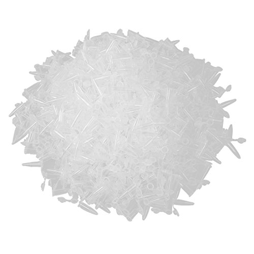 Eighosee 1000 Stueck Labor Klar Mark Bedrucktes Plastik-Zentrifugenroehrchen 0,5ml von Eighosee