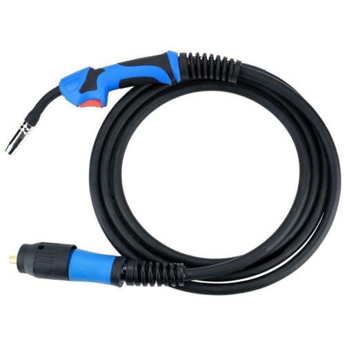 Eighosee 15AK Schweißbrenner, Kunststoff-Schweißgeräte, CO2-Gas-Schweißbrenner mit 5 M Kabel für MIG-Schweißgerät, Einfache Installation von Eighosee