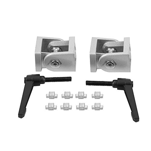 Eighosee 2 Stücke Flexibler Dreh Gelenk Verbinder Aus Aluminium Druck Guss Mit Scharnier Profil Aus Aluminium Profil 40S von Eighosee