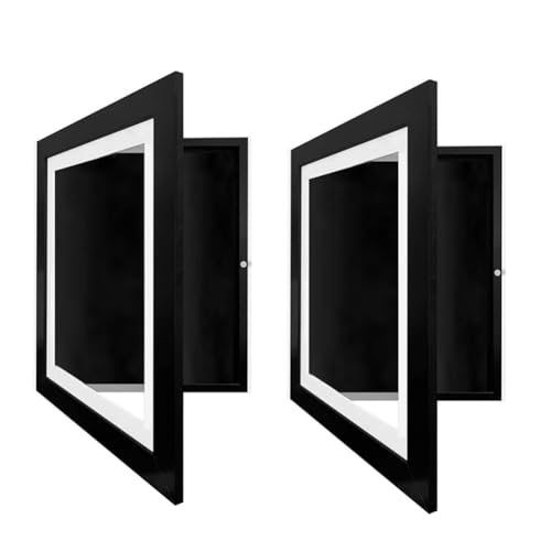 Eighosee 2er-Pack Bilderrahmen für Kinder, Austauschbare A4-Bilderrahmen mit Frontöffnung, Rahmen von Eighosee