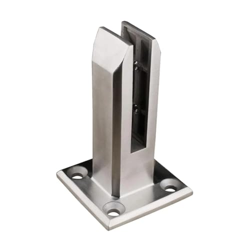 Eighosee 304 Edelstahlklemme Glasplatte Poolzaun Treppenhalterung Zapfen Balustrade Bodendeck Balustrade Geländerhalterung von Eighosee
