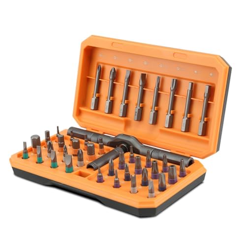 Eighosee 42-in-1-Magnetschraubendreher-Set, DIY-Ratschenschraubendreher-Set, Multi-Bit-Magnetantriebs-Set mit Abnehmbarem Ratschengriff Eighosee 42-in-1-Magnetschraubendreher-Set, DIY-Ratschenschraubendreher-Set, Multi-Bit-Magnetantriebs-Set mit Abnehmbarem Ratschengriff von Eighosee
