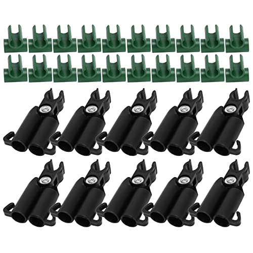 Eighosee 50 StüCk Verstellbarer Pflanzen Gitter Anschluss Clip Garten Kunststoff Verbinder A-Typ Verbindung Gelenk Schnallen Clip von Eighosee
