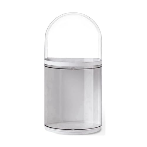 Eighosee Große Transparente, Staubdichte Präsentationsbox für Puppenmodelle - 15 cm Durchmesser, Doppelstöckig von Eighosee