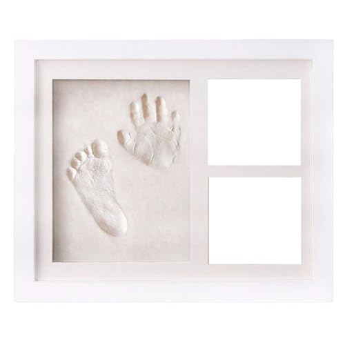 Eighosee Hand- und FußAbdruck-Set Aus Ton für Babys - Geschenke Zur Babyparty und Perfekte Dekoration für das Kinderzimmer, von Eighosee