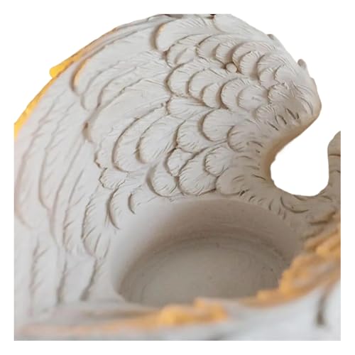 Eighosee Kerzenhalter mit Engelsflügeln, Nordischer Stil, Kerzenständer, Ornamente, Hochzeitsdekoration, Romantisches Wohnzimmer (Ohne Kerzen) von Eighosee