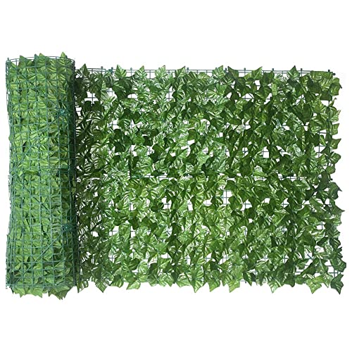 Eighosee Laubzaun-Sichtschutz, Graszaun, Sichtschutz, Grüner Hintergrund, Künstlicher Efeu-Sichtschutzzaun und Künstliche Efeu-Rankenblatt-Dekoration – 300 X 99,4 cm Eighosee Laubzaun-Sichtschutz, Graszaun, Sichtschutz, Grüner Hintergrund, Künstlicher Efeu-Sichtschutzzaun und Künstliche Efeu-Rankenblatt-Dekoration – 300 X 99,4 cm von Eighosee