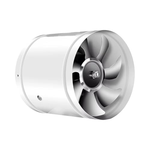Eighosee Rohr-Abluftventilator, Metallrohr, Lüftung, Mini-Abzug, Badezimmer-Wandventilator, Eighosee Rohr-Abluftventilator, Metallrohr, Lüftung, Mini-Abzug, Badezimmer-Wandventilator, von Eighosee