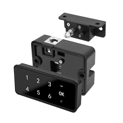 Eighosee Smart Fingerabdruck Sperre Intelligente Passwort Schrankschubladenschloss für Schuhschrank, Garderobe von Eighosee