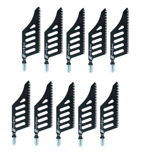 Eighosee T142HB Gekrümmte Puzzlernblätter 10pcs Flush Cutting Jigsaw Blade Electric Tool Zubehör Eighosee T142HB Gekrümmte Puzzlernblätter 10pcs Flush Cutting Jigsaw Blade Electric Tool Zubehör von Eighosee