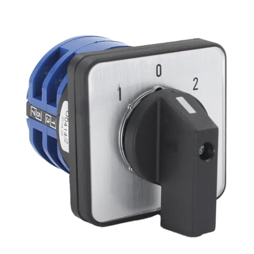 Eighosee Umschalter 3 Positionen 8 Anschlüsse Universal Drehnockenschalter Rastschalter 32A Eighosee Umschalter 3 Positionen 8 Anschlüsse Universal Drehnockenschalter Rastschalter 32A von Eighosee