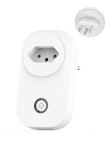 Smart WLAN Steckdose Schweiz, Swiss Smart Plug 16A 3680W – Energieverbrauchsmessung, Kompatibel mit Alexa & Google Assistant, 2,4GHz WiFi, Smart Life App, Fernsteuerung & Timer, Typ J Zwischenstecker Smart WLAN Steckdose Schweiz, Swiss Smart Plug 16A 3680W – Energieverbrauchsmessung, Kompatibel mit Alexa & Google Assistant, 2,4GHz WiFi, Smart Life App, Fernsteuerung & Timer, Typ J Zwischenstecker von Eightree