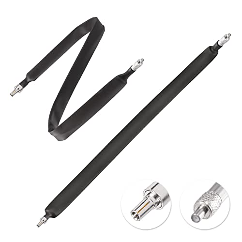 Eightwood Flachkabel TS9 Buchse auf TS9 Stecker 2 Stück Kabel 30cm für 4G LTE Modem, Mobile Broadband Router Hotspot MiFi Router, Pocket Hotspot von Eightwood