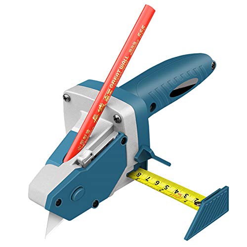 Gipskarton-Schneidewerkzeug, doppelseitig, Schnellschneider, manuell, hohe Genauigkeit, tragbarer Gipskarton-Schneider, Trockenbau-Werkzeug, mit Skala, Anreißer von Eighty