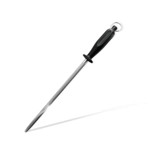 EIKASO Solingen Wetzstahl rund 26cm Klinge für das schärfen der Messer Profi Wetzstahl zum nachschärfen von EIKASO