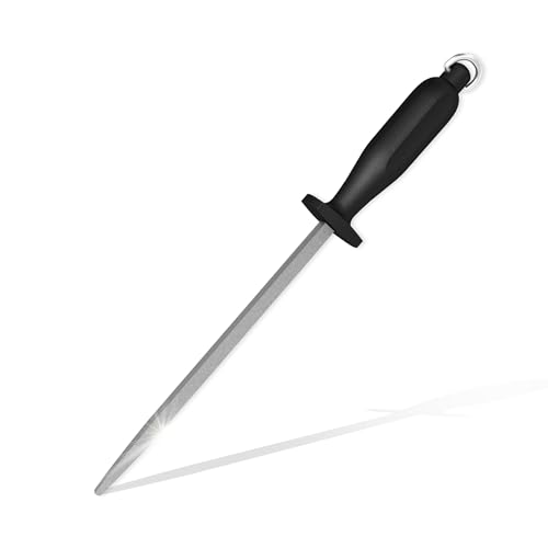 EIKASO Solingen Germany Wetzstahl 4 kant 29cm Profi Messerschärfer Messerschleifer Messerstahl perfekt geeignet für Küchenmesser Knife Sharpener von EIKASO