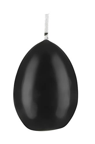 Kopschitz Kerzen Eierkerzen Schwarz 60 x 45 mm, Inhalt 6 Stück von Eikerzen