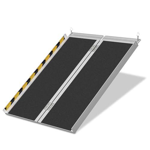 Eikuavons 91x73cm Rollstuhlrampe Belastbar bis 270KG Rollstuhlrampe mit Rutschfester Oberfläche Tragbare Rollstuhlrampe Rollstuhlklapprampe für Zuhause Stufen Treppen Türöffnung Eikuavons 91x73cm Rollstuhlrampe Belastbar bis 270KG Rollstuhlrampe mit Rutschfester Oberfläche Tragbare Rollstuhlrampe Rollstuhlklapprampe für Zuhause Stufen Treppen Türöffnung von Eikuavons