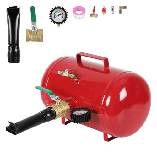 Eikuavons Luft-Reifenwulstfüller Reifenbooster 20 L, 255 x 420 mm Reifenfüllgerät, Arbeitsdruck 8 bar, max. 10 bar, für Autos, LKWs, Traktoren und SUVs von Eikuavons